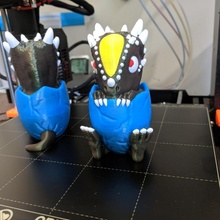 stygimoloch multimaterial toys & games 3d print model - Mito3D