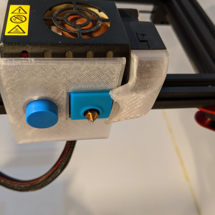 cr-10s pro air diversion plate - microswiss creality cr-10spro cr10spro cr10s 3D print model - Mito3D