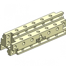 rail beam - ra 3a mechanics education fun modular play toy build engineering module he-ideas 3d print model - Mito3D