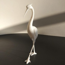heron decorative object store christmas art bird decoration gift office sculpture xmas deco ignadeco garza 3d print model - Mito3D