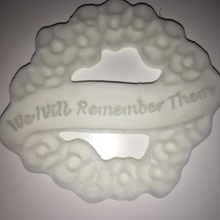 remember poppy wreath - day 2019 war soldiers heroes veterans armisticeday fallensoldiers rememberthem lestweforget warheroes rememberanceday neverforget poppywreath 3d print model - Mito3D