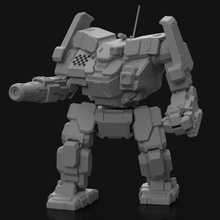 awq-pb awesome pretty baby battletech fun game miniatures model robot terrain toy wargames wargaming miniature boardgames mech boardgame tabletop wargame mechwarrior 28mm gaming mwo 3d print model - Mito3D