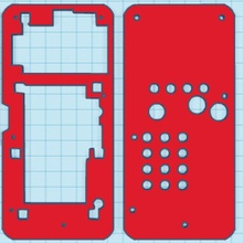 ringo makerphone circuitmess diy mobile mobilephone 3d print model - Mito3D