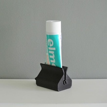 pasta dentes suporte braçadeira jardim banheiro grampo escova dente dinheiro Salve 3d print model - Mito3D