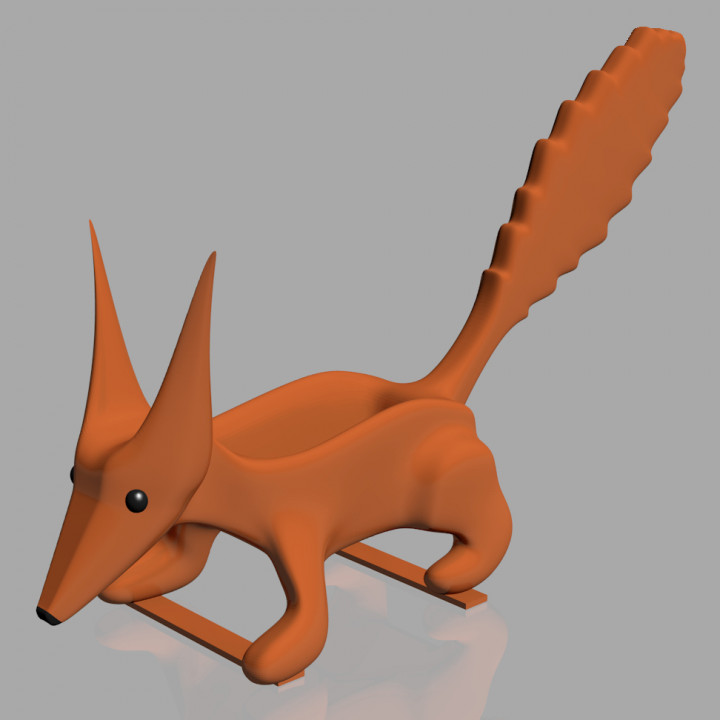 zorro caja animal envase Príncipe principito 3D print model - Mito3D