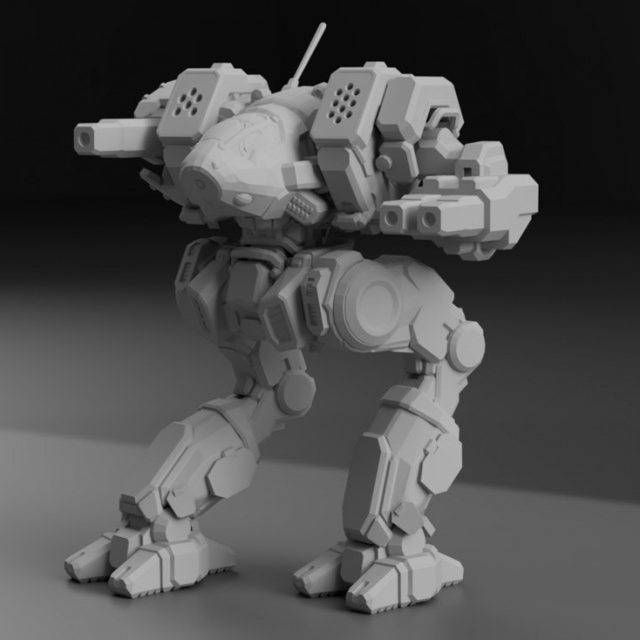 bkl prime negro lanner battletech divertido juego miniaturas modelo robot terreno juguete juegos guerra miniatura mesa mech mechwarrior 28mm azar mwo 3D print model - Mito3D