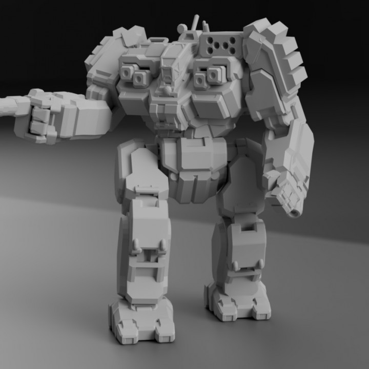 blr 1ghe maestro battaglia hellslinger battletech divertimento gioco miniature modello robot terreno giocattolo giochi guerra wargaming miniatura tavolo mech mechwarrior 28mm mwo 3D print model - Mito3D