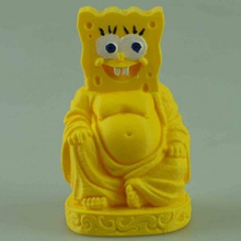 spongebob buddha fan art funny meshmixer squarepants hilarious mixture 3d print model - Mito3D
