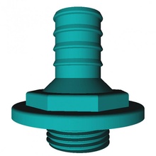 20 mm flexible tubo acoplador adecuado 3d print model - Mito3D