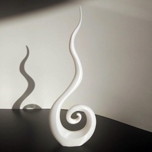 sarmal dekoratif alev mağaza Sanat dekorasyon tasarım hediye ofis Noel deko Ignadeco 3d print model - Mito3D