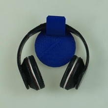 simpliste mural casque stand gadgets l'électronique d'écoute musique mur headphonestand 3d print model - Mito3D