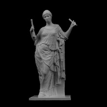 aphrodite leaning pillar louvre paris scan 3d print model - Mito3D