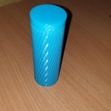 knurled container 1 knurledcontainer 3d print model - Mito3D
