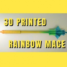 mace rainbow eryone medyk3d rainbowmace 3d print model - Mito3D