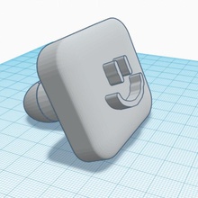 Smiley Gesicht Stempel lächelndes 3d print model - Mito3D