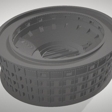 colosseum roman rome italy 3d print model - Mito3D