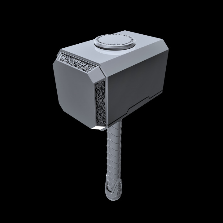 thor hammer - replica marvel viking mjolnir martillo 3D print model - Mito3D