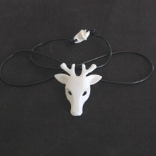 deer necklace store pendant art deco ignadeco 3d print model - Mito3D
