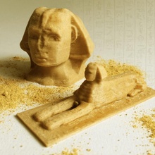 großartig Sphinx Gizeh Ägypten Geschäft Afrika uralt ägyptisch Löwe Skulptur Pyramide Monument Sphynx Pharao afrikanisch Wahrzeichen Ruinen Pyramiden Miniwelt Zivilisation miniworld3d egipto 3d print model - Mito3D