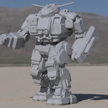 qkd 4d hızlı çizim Battletech eğlence oyun minyatürler model robot arazi oyuncak savaş oyunları minyatür masa mekanik oyunu masaüstü mechwarrior 28mm mwo 3d print model - Mito3D