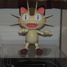 life sized maullar ventilador Arte dibujos animados gato pokemon 3d print model - Mito3D