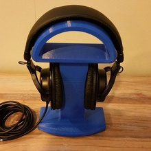 casque stand gadgets l'électronique d'écoute 3d print model - Mito3D