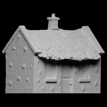 traditionell irisch Hütte Limerick Scan Land Irland Tradition Landschaft 3d print model - Mito3D