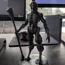 necromancer ancient dark fantasy mini robot scifi tabletop giger dnd charater 3d print model - Mito3D