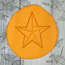Cortante Estrella papel Japon kağıt katlama sanatı Galletita masa düşkün Bahçe kurabiye kesici yemek ev star halkı 3dprint tropikal kalıbı casa Navidad avuç içi kokina Comida 3d print model - Mito3D