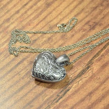 cœur pendentif faux porte clés bijoux enfant fausse médaillon complexe Collier 3d print model - Mito3D