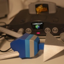 crochet ocarina temps nintendo art ventilateur n64 Zelda 3d print model - Mito3D