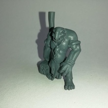 troll miniature version 2 table créature fantaisie monstre rpg wargaming marteau guerre jeu dnd givre rois kow 3d print model - Mito3D