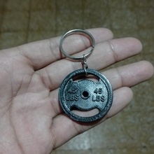 45 lbs keychain weight gym excercise 3d print model - Mito3D
