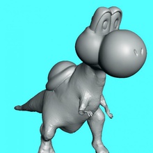 yoshisaurus rex fan art nintendo rétro 3d print model - Mito3D