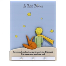 pettite prince cintre v2 train lire livre mignonne décoration décoratif Renard mur petit Prince pendre vivant 3d print model - Mito3D