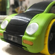 detailed body mod gzumwalt dual mode windup car remix toy windupcar springcar springpoweredcar 3d print model - Mito3D