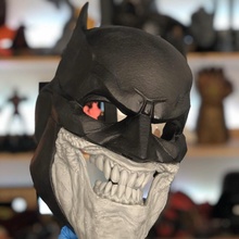 bufón boca potenciar murciélago barbilla batman máscara risas Víspera Santos superhéroe cómic cosplay dc Universo DC supervillano capucha riendo thebatmanwholaughs 3d print model - Mito3D