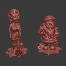 santa helper miniature store christmas decoration decorations elf mini resin 3d print model - Mito3D