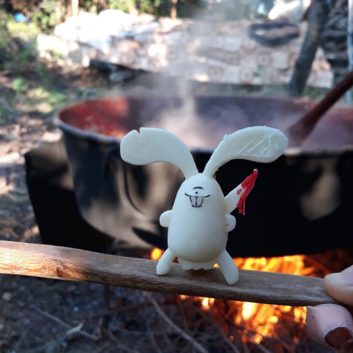 ik nisan hakan komik tavşan Nisanhakan bardak masa 3D print model - Mito3D