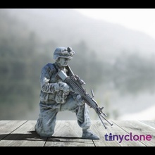 us marino luce macchina pistola usmc tavolo esercito figura mini soldato guerra miniatura forze gioco speciale 28mm mm 28 3d print model - Mito3D