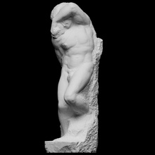 young slave scan sculpture tomb masterpiece renaissance michelangelo figurative unfinished artec prisoner openglam artec-eva smk-open julius-ii accademia 3d print model - Mito3D