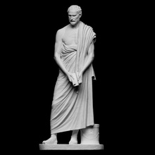 Vesika Demostenes taramak devlet adamı erkek atina kumaş ayakta hatip full figure Artec Openglam artec eva smk open demokrasi 3d print model - Mito3D