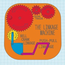 linkage machine tinkermechanical tinkercad 3d print model - Mito3D