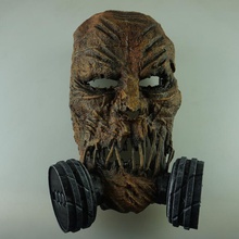 scarecrow mask props & cosplay batman superhero toys videogames dc comics 3dprint vigilante arkhamknight 3d print model - Mito3D