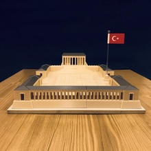 tkabir atat rk - ankara turkey store architecture building tomb turkish memorial monument landmark architect miniworld miniworld3d mauseoleum tkabiratat 3d print model - Mito3D