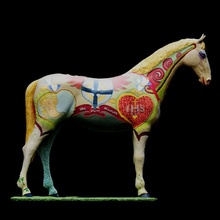 cavallo caccia Museo scansione bambini Comunità pony Irlanda huntmuseum filastrocca scultura scanimals 3d print model - Mito3D