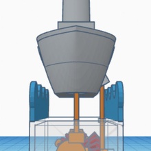 balanceo barco tinkercad 3d print model - Mito3D