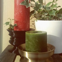 bougie titulaire soutien porta bougies or lumière supporter vase bougeoir décor décoration maison Noël xmass Candela portacandele 3d print model - Mito3D