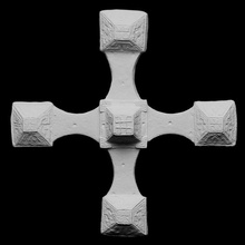 antrim cross scan metal religion irish hunt christ ireland ritual huntmuseum limerick metalcross ritualequipment 3d print model - Mito3D