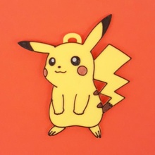 Pikachu porte clés clé chaîne Pokémon jouet Jaune multicolore 3d print model - Mito3D